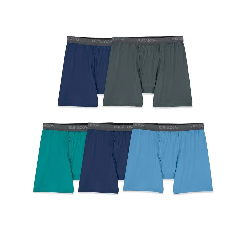 Fruit Men's Loom Micro-Stretch Boxer Briefs assorted XL